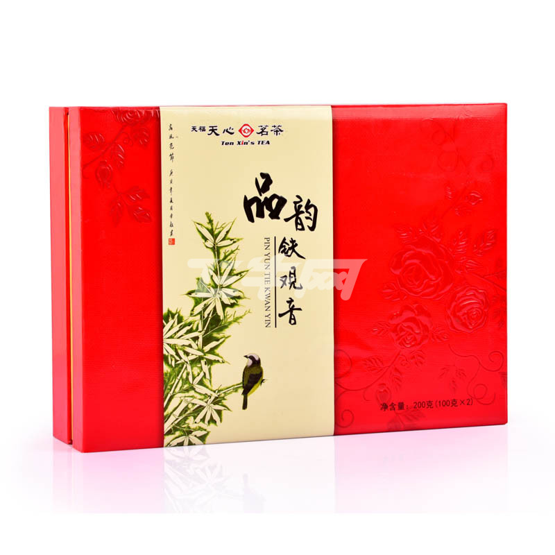 天福天心茗茶 红品韵铁观音礼盒 200g/盒