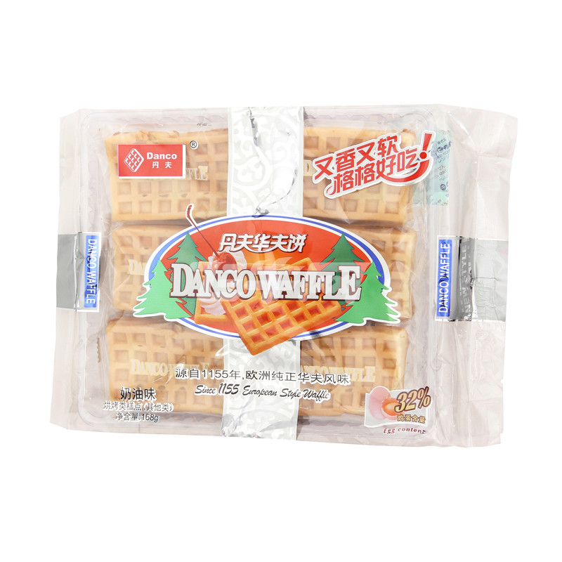 丹夫华夫饼(奶油味)168克\/包