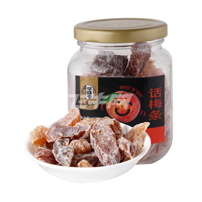 华味亨话梅条160克/瓶
