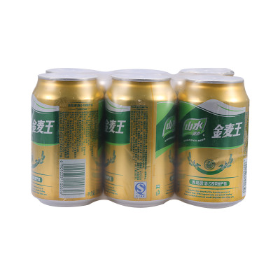 青岛金麦王啤酒 330ml*6罐/组