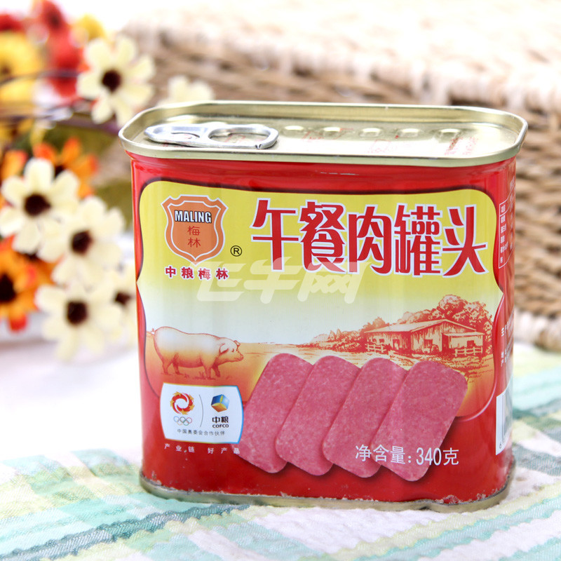 中粮梅林午餐肉罐头340g/罐