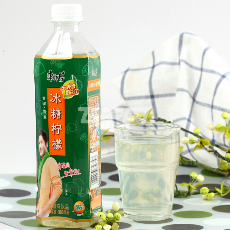 康师傅冰糖柠檬500ml/瓶