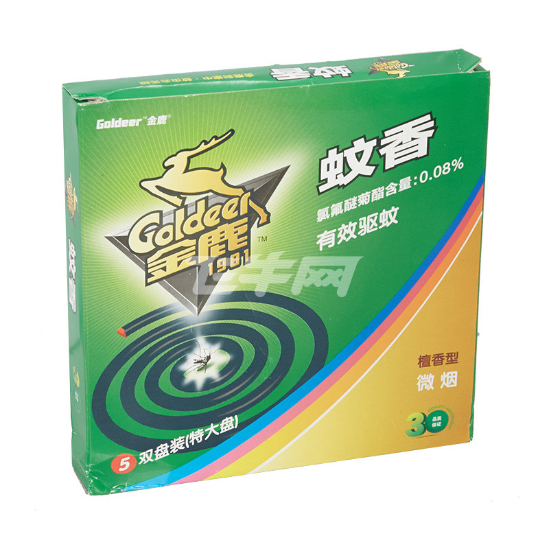 金鹿5双盘特大微烟蚊香 /5双盘