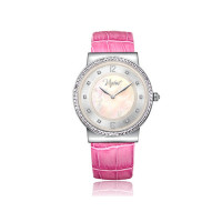 VIPLUS 白色时尚手表-采用施华洛世奇元素怎