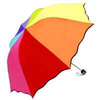 大道自然 太阳伞折叠雨伞韩国创意晴雨伞珠光