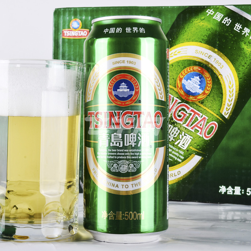 青岛啤酒经典10度500ml*12罐/箱