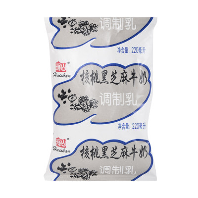 辉山核桃黑芝麻奶220ml/袋