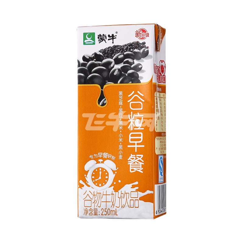 蒙牛黑谷谷粒早餐牛奶饮品250ml/盒