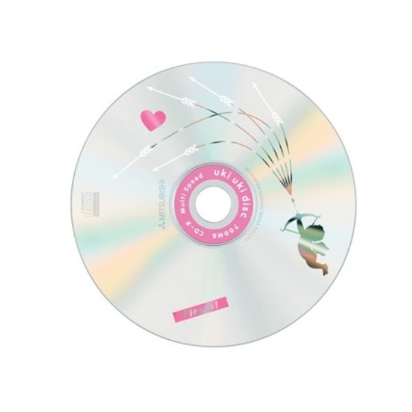 三菱（MITSUBISHI） 刻录盘 CD-R 50片装 天使系列