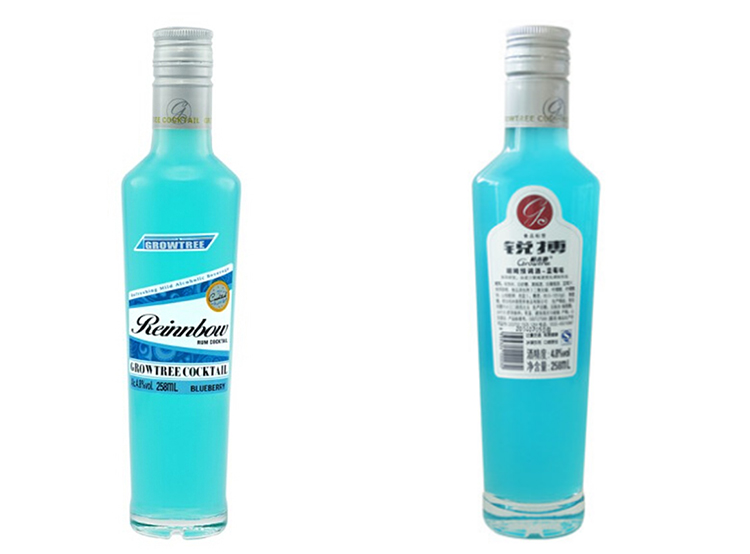 锐搏系列鸡尾酒-蓝莓味 258ml/瓶