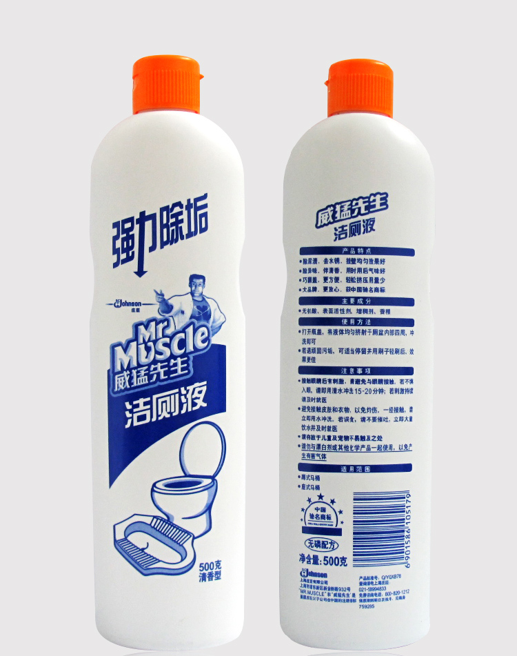 威猛先生 Mr.Muscle洁厕液(清香型) 500g/瓶