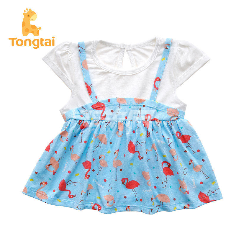 童泰 婴幼儿衣服1-3岁女宝宝裙式上衣夏季衣服