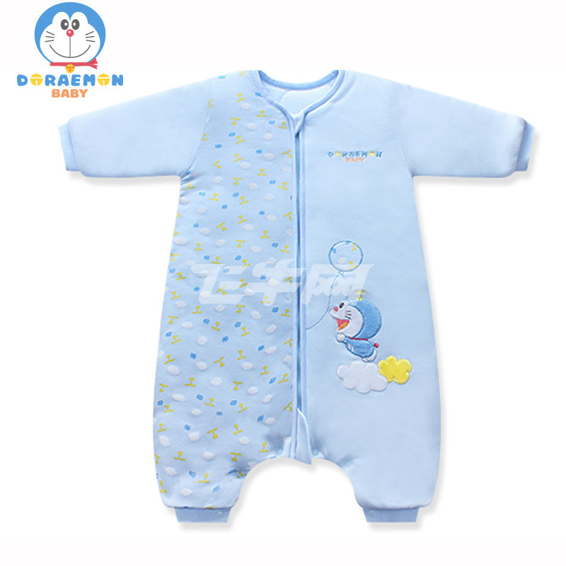 哆啦A梦宝宝 0-1-2岁男女宝宝分腿睡袋 婴儿新