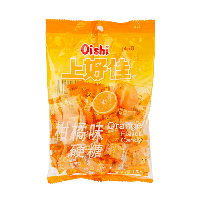 上好佳 柑橘味硬糖 120g/袋