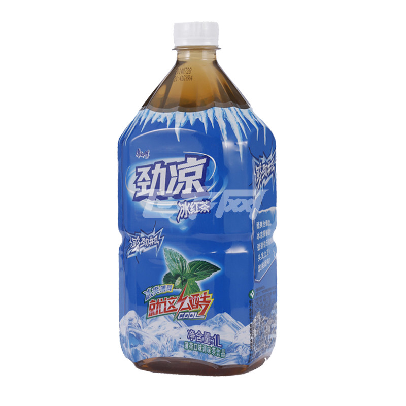 康师傅劲凉冰红茶薄荷口味调味茶饮品1l/瓶