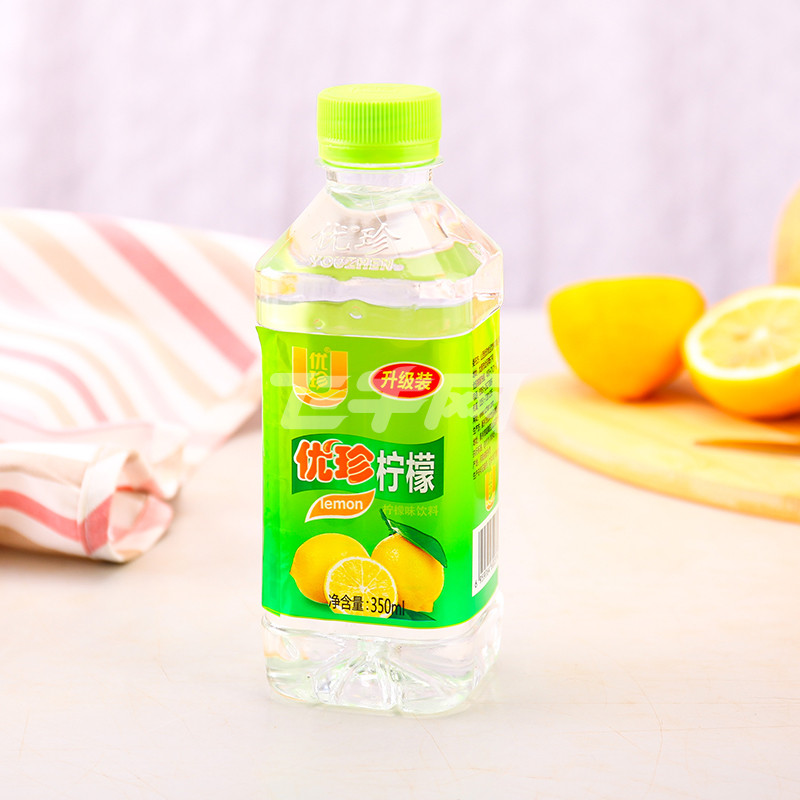 优珍柠檬味饮料350ml/瓶