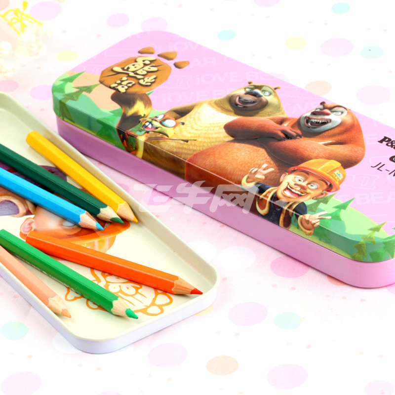熊出没久灵文具盒jl-mt6801 混色 20.5*7.8*2.5cm