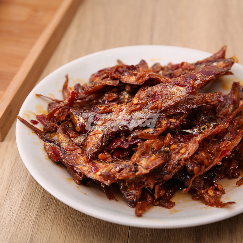 风土人情凤尾鱼(香辣味)218g/袋