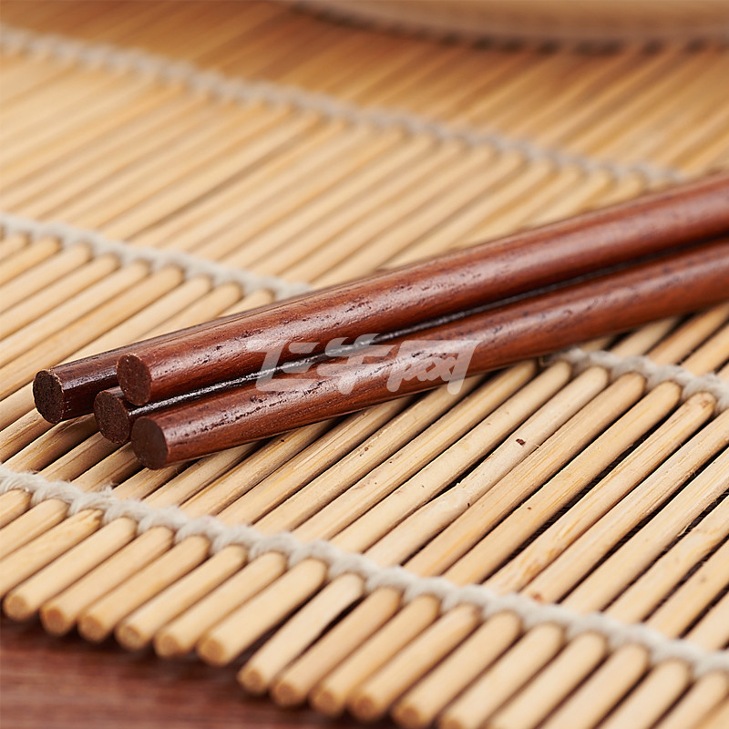 三月三坤甸木筷(加长)(10双/袋装)