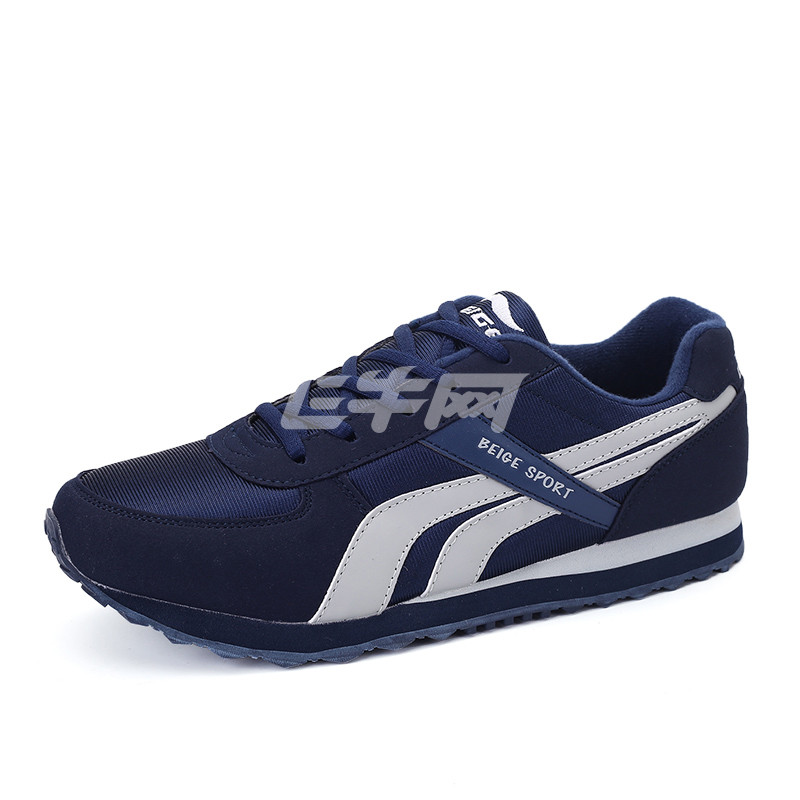 贝哥 春夏季新款男运动鞋 透气轻便减震男士旅游休闲慢跑鞋 9878 深