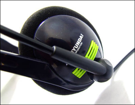 现代 hyundai cjc 302mv 立体声头戴式耳机 黑色