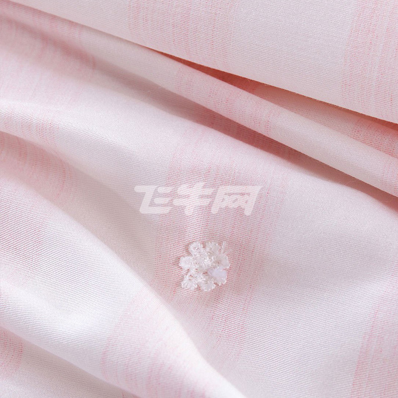 居乐依家纺 高支高密色织莫代尔蚕丝被 粉 200*230